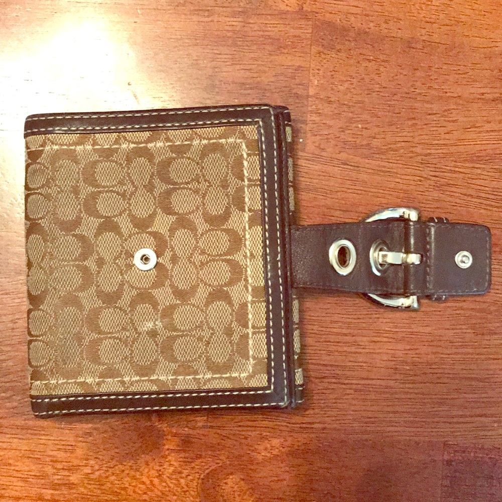 Coach brown wallet